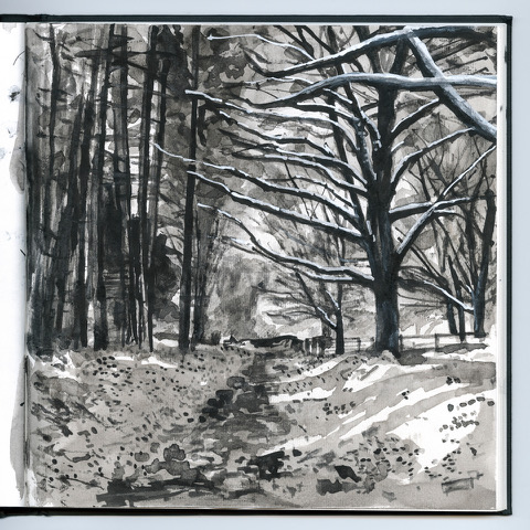 Impressions Of Digley: Quiet Paths—Wild Moorlands An Exhibition of Drawings & Paintings by Fritz Fitton